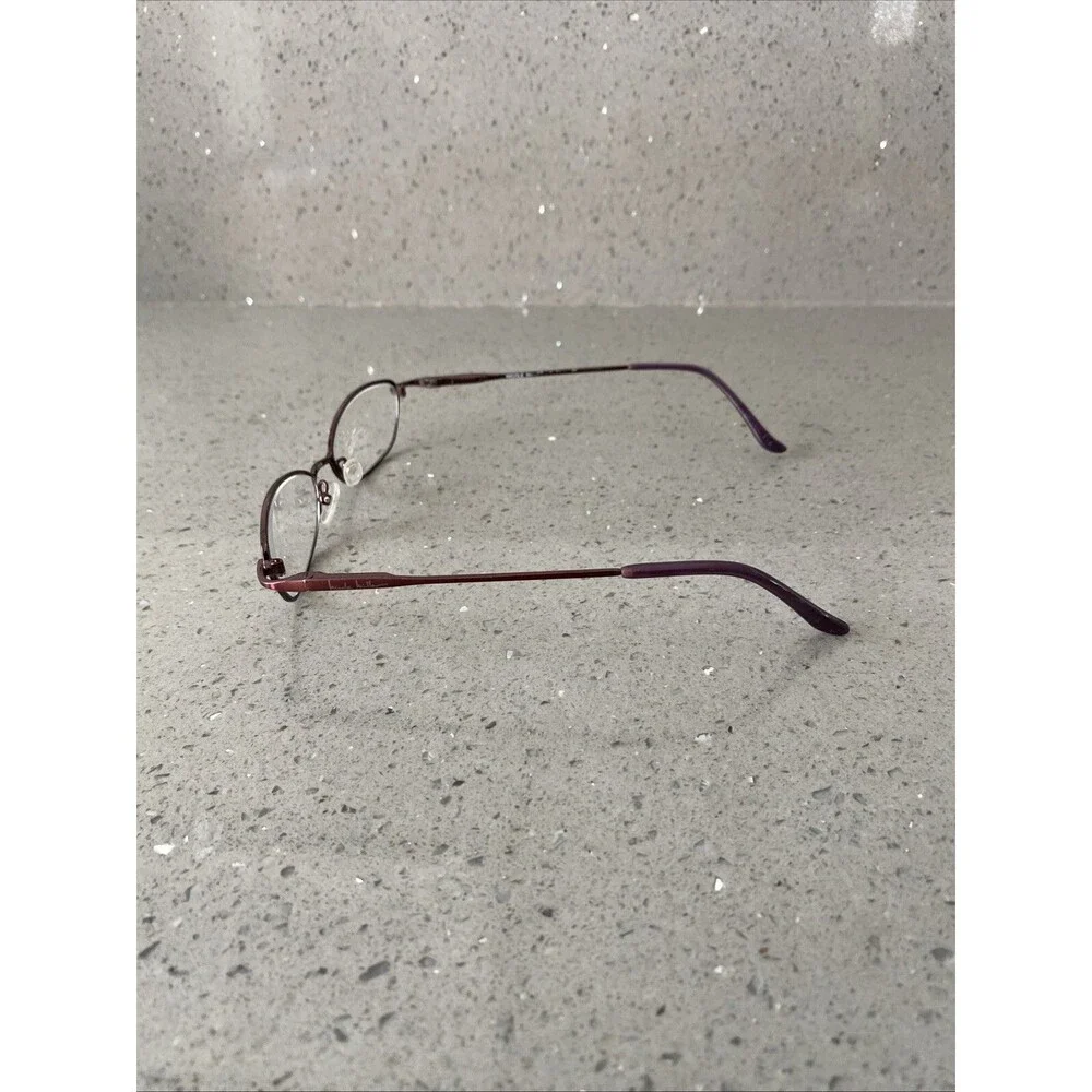 Nicole Miller Burgundy Cat Eye Women Full Rim 51-16-135 Eyeglasses Frames ONLY